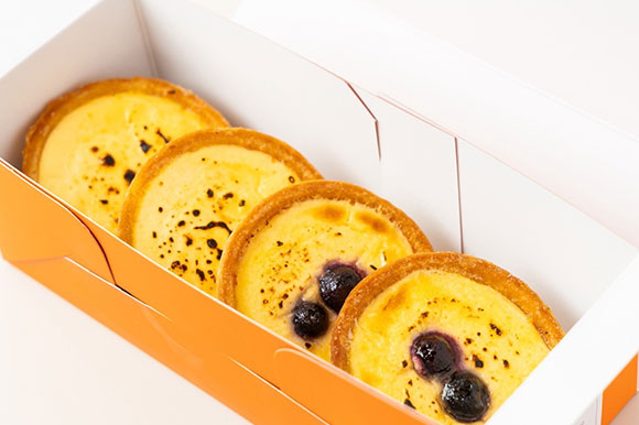 人気のエッグタルト4個セット（※箱付き）